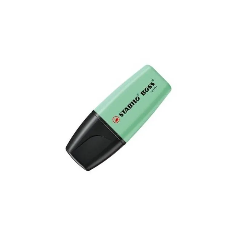 ROTULADOR STABILO BOSS FLUORESCENTE MINI PASTEL ESTUCHE DE 6 UNIDADES COLORES SURTIDOS