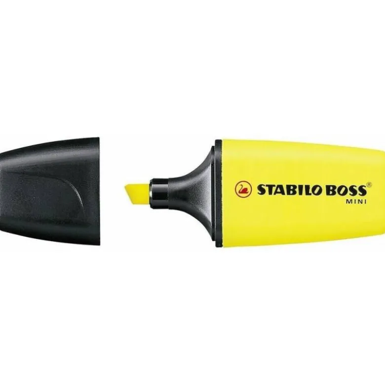 ROTULADOR STABILO BOSS MINI ESTUCHE DE 5 UNIDADES AMARILLO/AZUL/NARANJA/ROSA/ VERDE