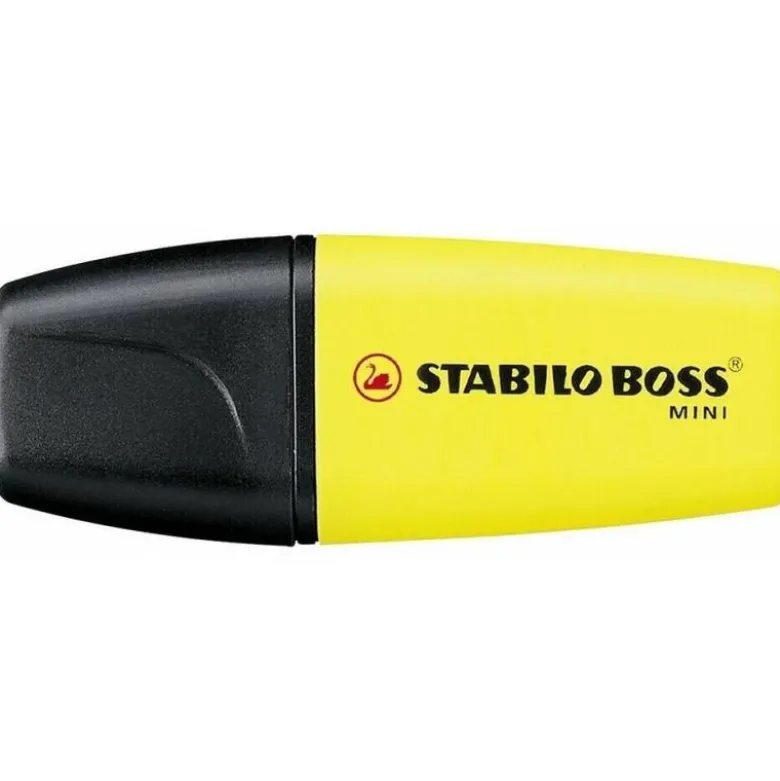 ROTULADOR STABILO BOSS MINI ESTUCHE DE 5 UNIDADES AMARILLO/AZUL/NARANJA/ROSA/ VERDE