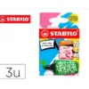 ROTULADOR STABILO BOSS MINI FLUORESCENTE BY SNOOZE ONE ESTUCHE DE 3 UNIDADES COLORES SURTIDOS
