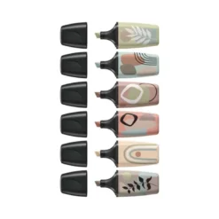 ROTULADOR STABILO BOSS MINI NATUREVIBES ESTUCHE DE 6 UNIDADES COLORES SURTIDOS