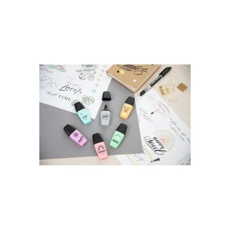 ROTULADOR STABILO BOSS MINI PASTEL LOVE ESTUCHE DE 5 UNIDADES COLORES SURTIDOS