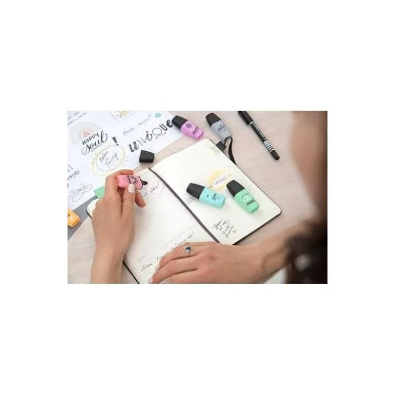ROTULADOR STABILO BOSS MINI PASTEL LOVE ESTUCHE DE 5 UNIDADES COLORES SURTIDOS