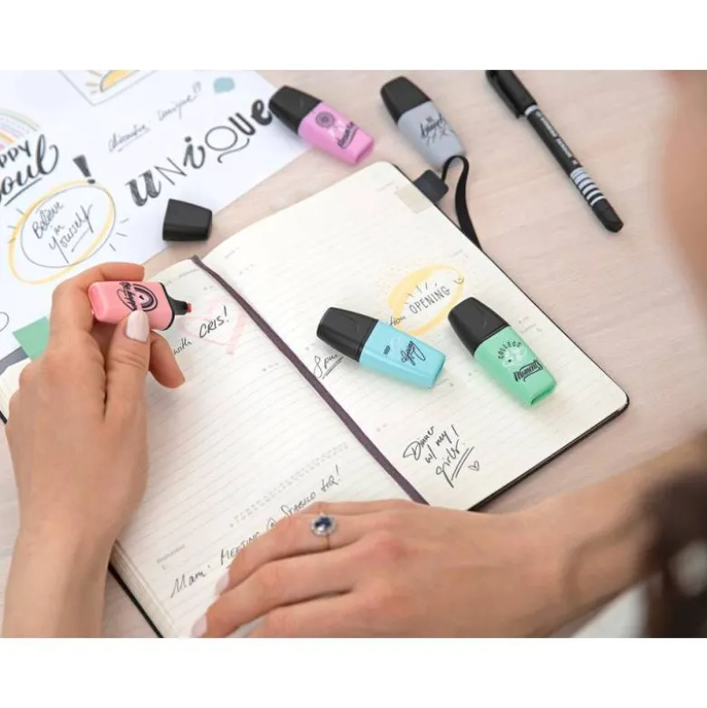 ROTULADOR STABILO BOSS MINI PASTEL LOVE ESTUCHE DE 6 UNIDADES COLORES SURTIDOS