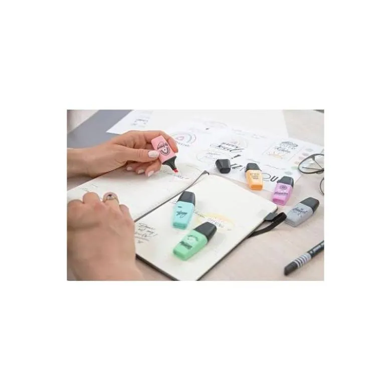 ROTULADOR STABILO BOSS MINI PASTEL LOVE ESTUCHE DE 6 UNIDADES COLORES SURTIDOS