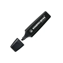 ROTULADOR STABILO BOSS PASTEL FLUORESCENTE NATURE COLORS NEGRO