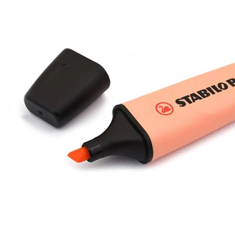Rotulador Stabilo Boss Pastel Melocoton Sedoso