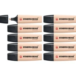 ROTULADOR STABILO BOSS PASTEL FLUORESCENTE 70 NATURE COLORS BEIGE