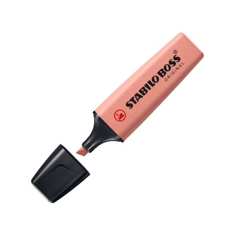 ROTULADOR STABILO BOSS PASTEL FLUORESCENTE 70 NATURE COLORS SIENA