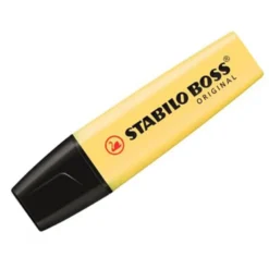 Rotulador Stabilo Boss Pastel Amarillo Cremoso