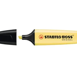 Rotulador Stabilo Boss Pastel Amarillo Cremoso