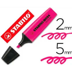 Rotulador Stabilo Boss 70 rosa fluorescente