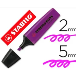 Rotulador Stabilo Boss 70 violeta fluorescente