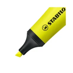 Rotulador stabilo fluorescente amarillo neon