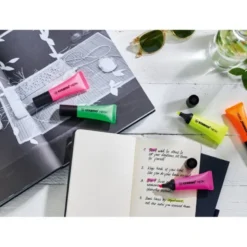 Rotulador Stabilo fluorescente naranja neon