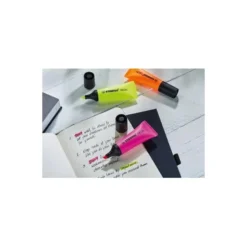 Rotulador Stabilo fluorescente naranja neon