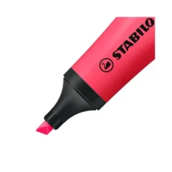 Rotulador Stabilo fluorescente rosa neon
