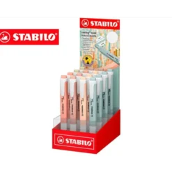 ROTULADOR STABILO FLUORESCENTE FINO SWING COOL NATURE COLORS EXPOSITOR DE 16 UNIDADES COLORES SURTIDOS