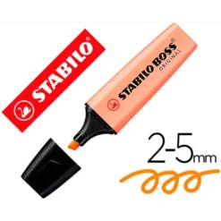 ROTULADOR STABILO 2/5 MM COLOR NARANJA PALIDO