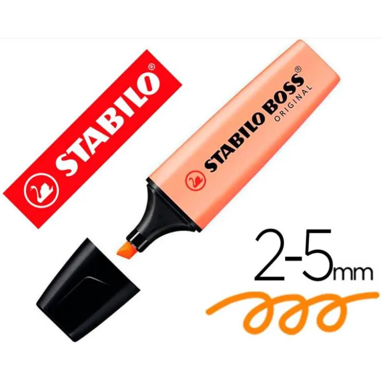 ROTULADOR STABILO 2/5 MM COLOR NARANJA PALIDO
