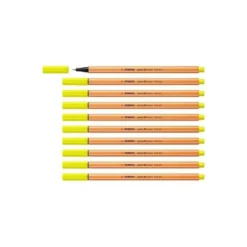 Rotulador Stabilo point 88 amarillo neon