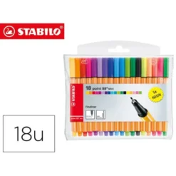 Rotulador Stabilo Point 88 Mini Estuche 18 Colores