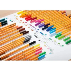 Rotulador Stabilo point 88/054 naranja neon