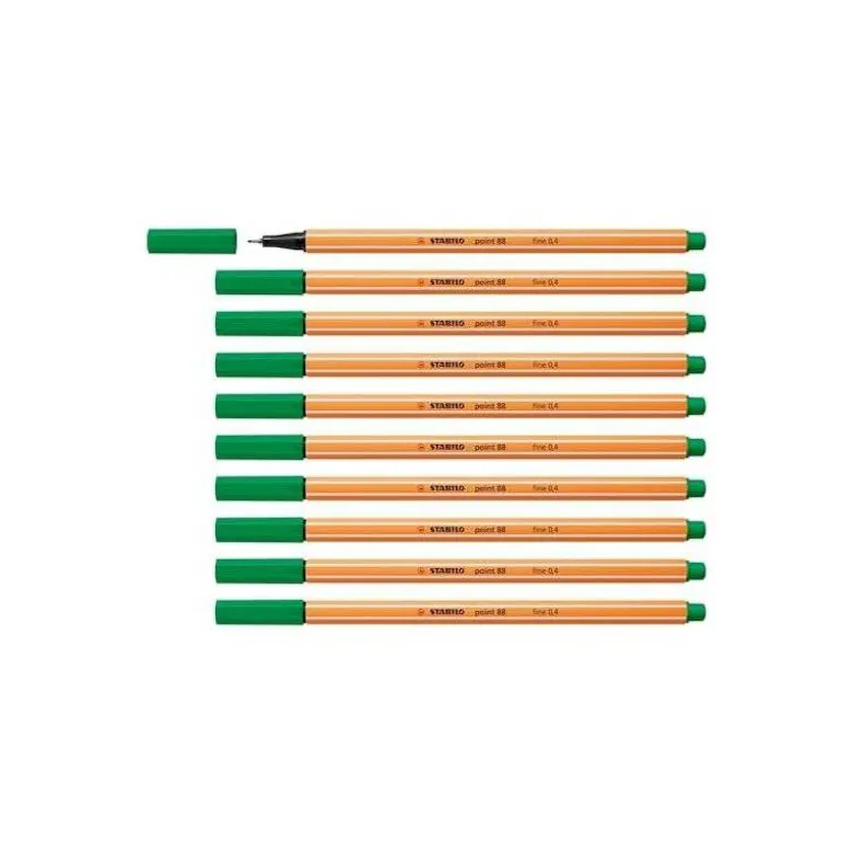 Rotulador Stabilo point 88/36 Verde
