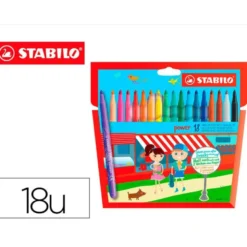 Rotulador Stabilo Power Punta Gruesa Caja 18 colores