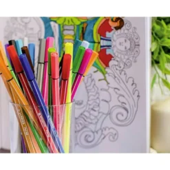 ROTULADOR STABILO PUNTA DE FIBRA 1 MM 25 UNIDADES COLORES SURTIDOS