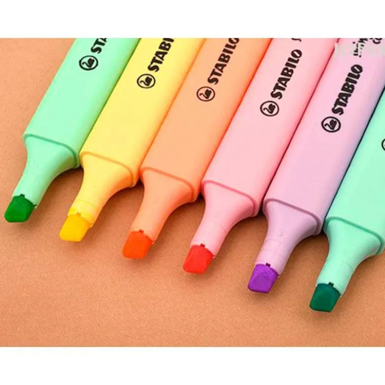 Rotulador Stabilo Swing Cool Pastel Fluorescente Estuche 6 unidades