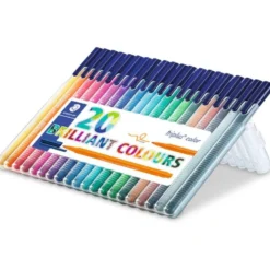 Rotulador Staedler Triplus punta fina triangular surtido pack 20