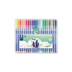 Rotulador Staedler Triplus punta fina triangular surtido pack 20