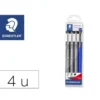 Rotulador Staedtler Calibrado Micrometrico Color Negro Bolsa de 3 unidades 0,2 0,4 y 0,8mm + Portaminas 777