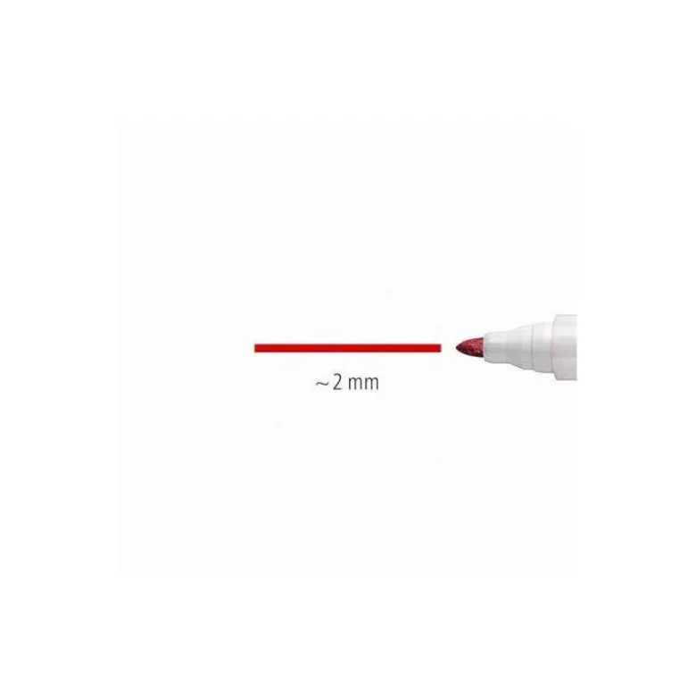 ROTULADOR STAEDTLER LUMOCOLOR 351 PARA PIZARRA BLANCA PUNTA REDONDA 2 MM RECARGABLE CAJA DE 10 UNIDADES COLORES