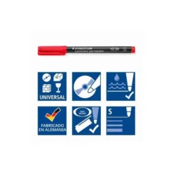 ROTULADOR STAEDTLER LUMOCOLOR RETROPROYECCION PUNTA DE FIBRAPERMANENTE 313-3 AZUL PUNTA SUPER FINA REDONDA 0.4 MM
