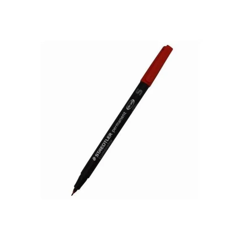 ROTULADOR STAEDTLER LUMOCOLOR RETROPROYECCION PUNTA DE FIBRAPERMANENTE 313-2 ROJO PUNTA SUPER FINA REDONDA 0.4 MM