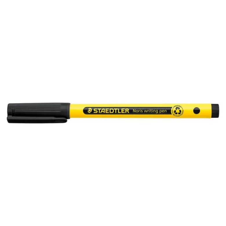 ROTULADOR STAEDTLER NORIS WRITING PEN 307 TINTA BASE DE AGUA PUNTA FINA TRAZO 0,6 MM NEGRO