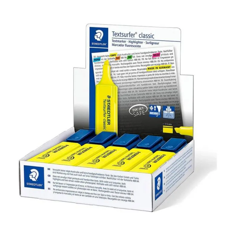 Rotulador Staedtler Textsurfer Classic 364 Fluorescente Color Amarillo