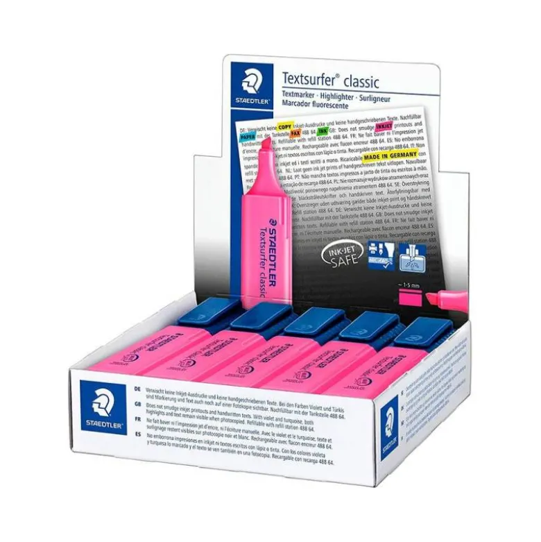 Rotulador Staedtler Textsurfer Classic 364 Fluorescente Color Rosa