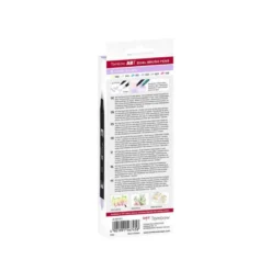 ROTULADOR TOMBOW ACUARELABLE DOBLE PUNTA FINA/PINCEL COLORES PASTEL CAJA DE 6 UNIDADES COLORES SURTIDOS
