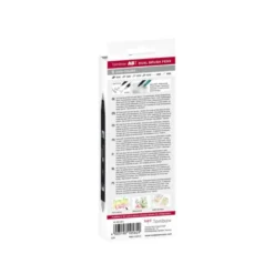 ROTULADOR TOMBOW DUAL BRUSH DOBLE PUNTA PINCEL GAMA DE GRISES ESTUCHE DE 6 UNIDADES