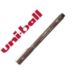 ROTULADOR UNIBALL PIN BR-200 PUNTA DE PINCEL FINO SEPIA