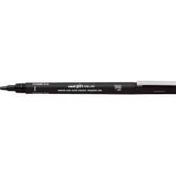 ROTULADOR UNIBALL PIN CALIBRADO PUNTA BISELADA 2 MM COLOR NEGRO