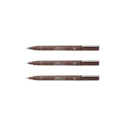ROTULADOR UNIBALL PIN CALIBRADO MICROMETRICO 0,5 MM COLOR SEPIA