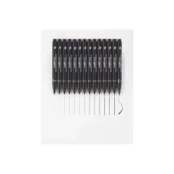 ROTULADOR UNIBALL PIN CALIGRAFICO COLOR NEGRO BLISTER DE 5 UNIDADES