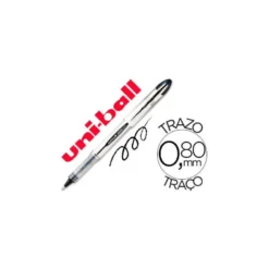 ROTULADOR UNI-BALL ROLLER UB-200 VISION NEGRO 0,8 MM -UNIDAD