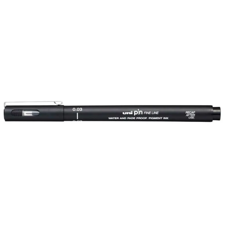 ROTULADOR UNI PIN CALIBRADO PIN003-200 NEGRO PUNTA 0.20MM