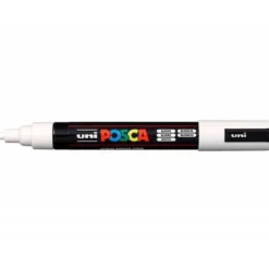 ROTULADOR UNI POSCA MARCADOR DE PINTURA BLANCO PUNTA REDONDA 1,8 A 2,5 MM