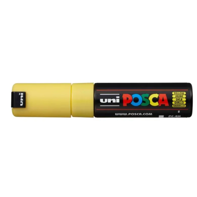 ROTULADOR UNI POSCA 8 MM PC-8K AMARILLO